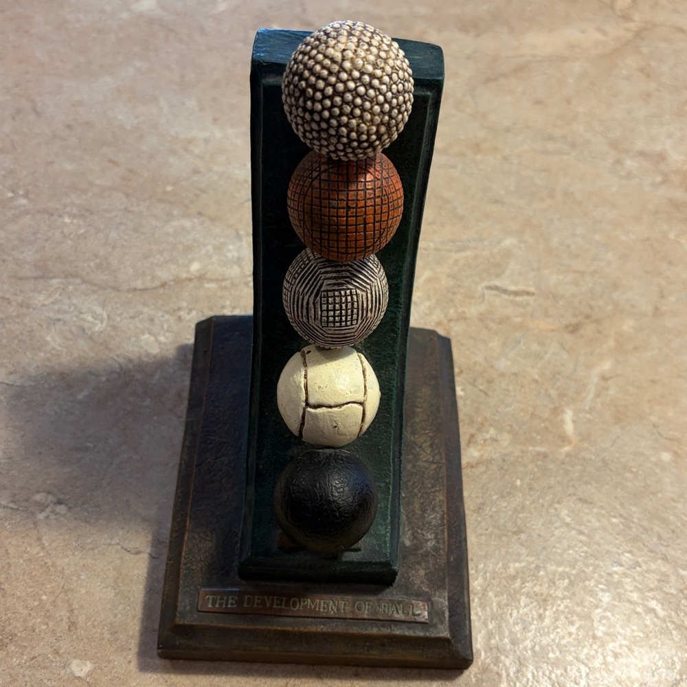 Golf Bookend Book End ~The Development of ball ~Resin